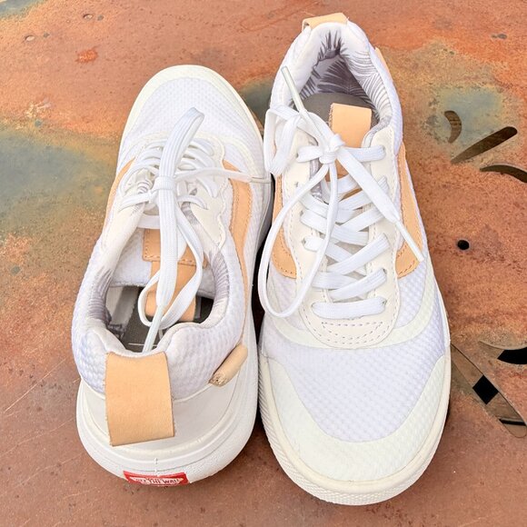 Vans Ultra Range Marshmellow and Tan Sneakers - Picture 5 of 8